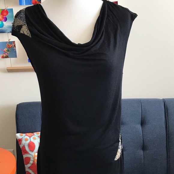 Saks Fifth Avenue beaded top size S - Picture 2 of 5